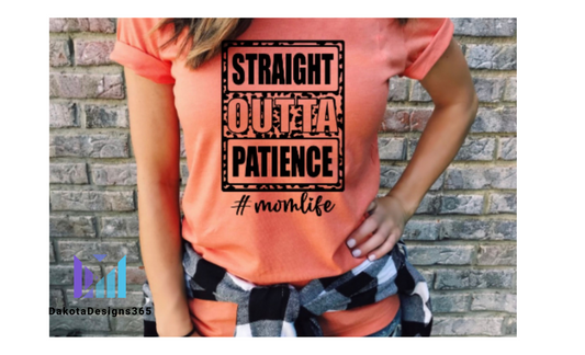 Straight outta patience #momlife