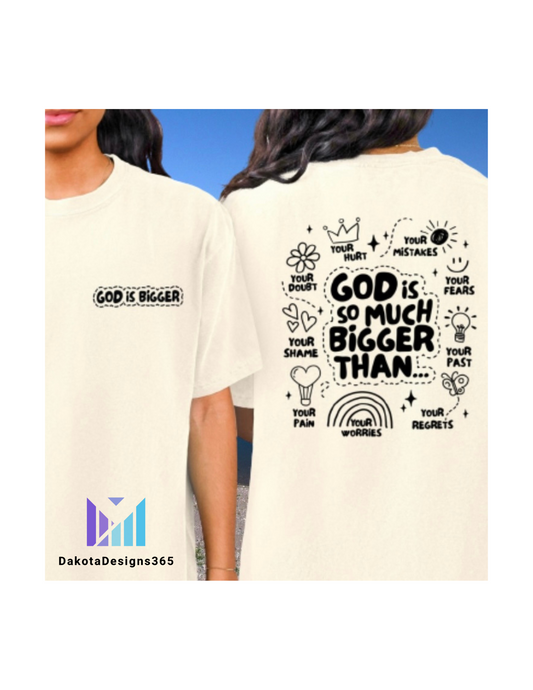 God is bigger than...